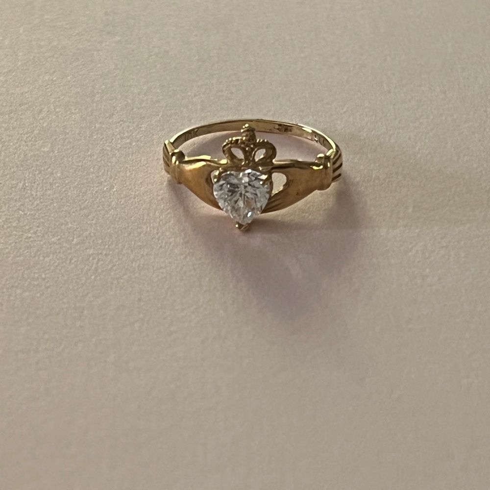 10K gold clatter ring